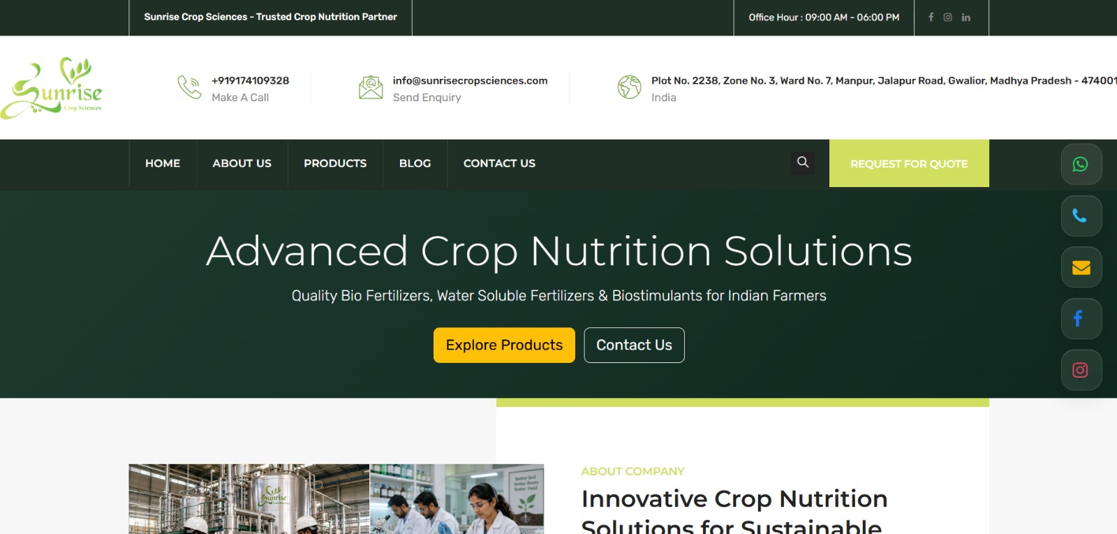 Sunrise Crop Sciences